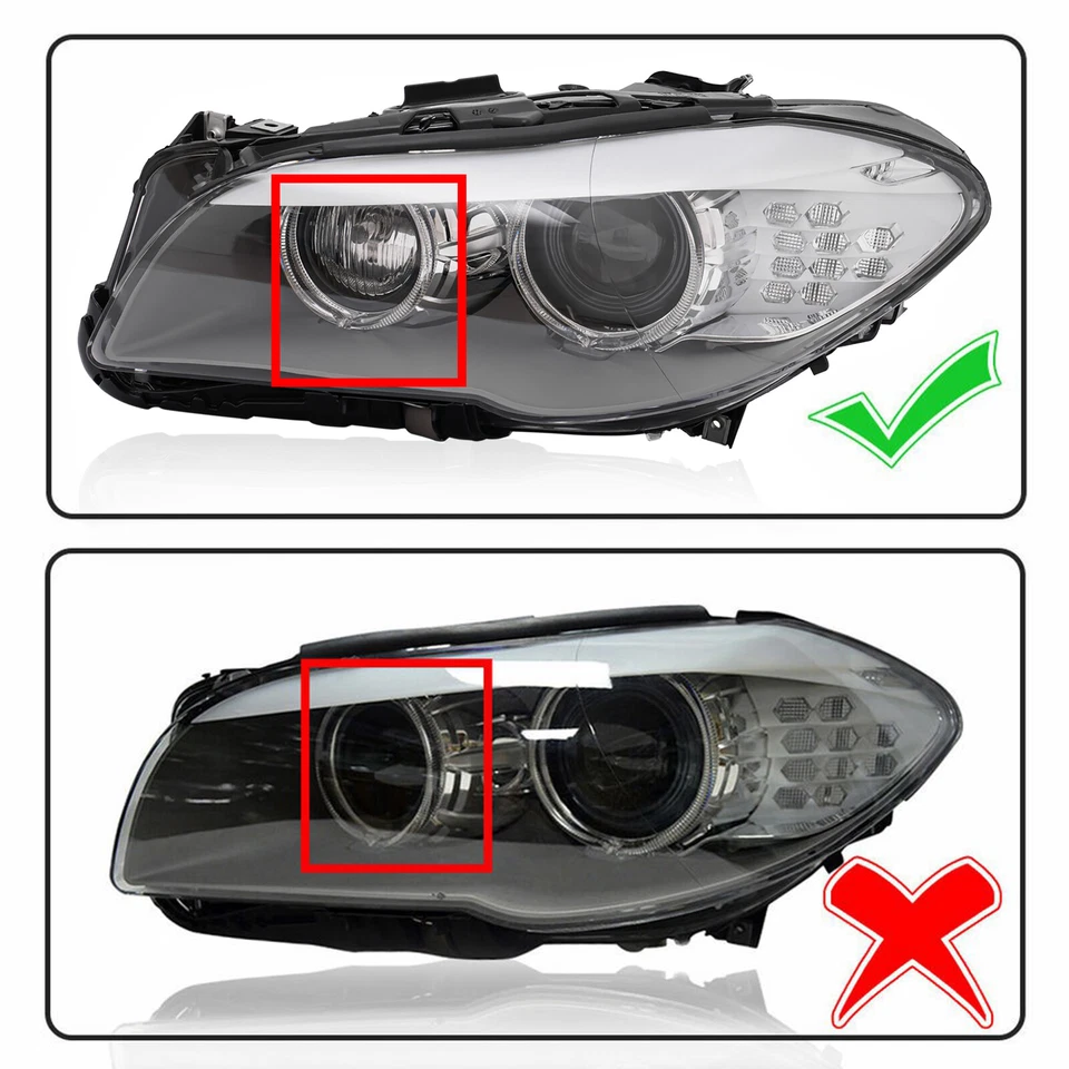 2011-2013 Xenon With Adaptive AFS Left Headlight For BMW 5 Series 528i 535i - Image 3 of 4