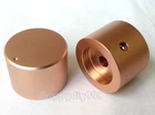 1PC Gold 30x22mm 6.0mm Hole Aluminum Volume Control Knob For Tube Amp Speaker