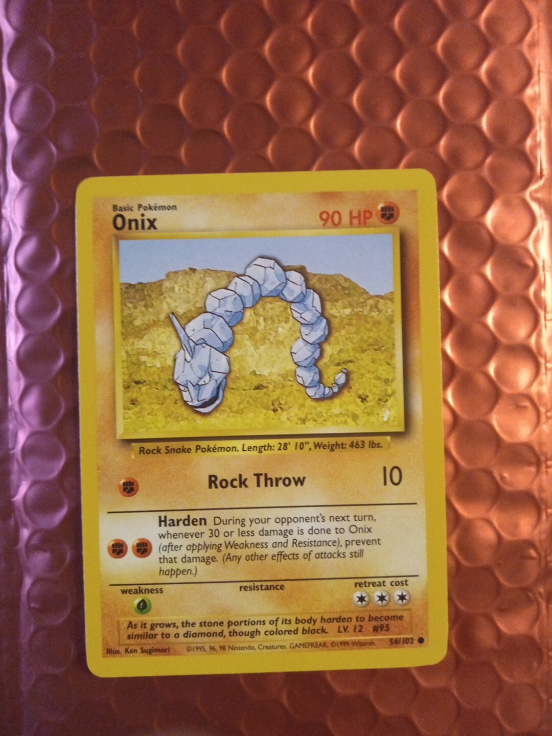 Onix #56/102 Base Set Non Holo 1999 LP