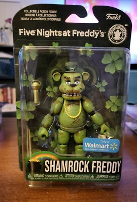 Action Figure: Five Nights at Freddy's - Shamrock Freddy (Walmart  Exclusive) 