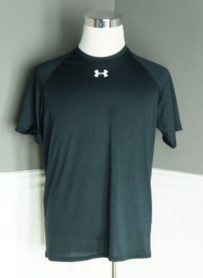 NWT Men s Under Armour HeatGear Black Loose Fit Shirt Size MD/M New
