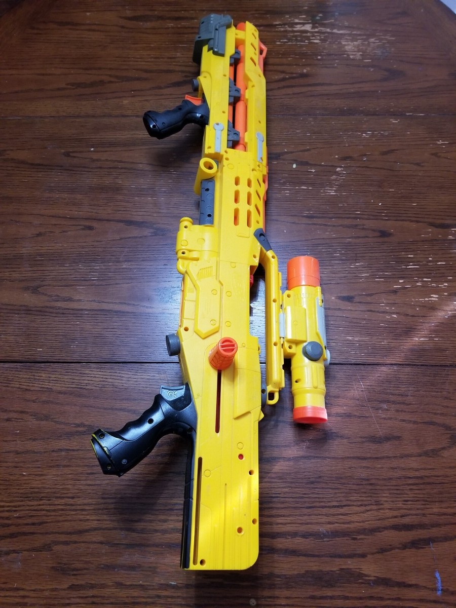 NERF トイガン イエロー/グレー Nerf N-Strike Scout IX-3 – Blaster Guy