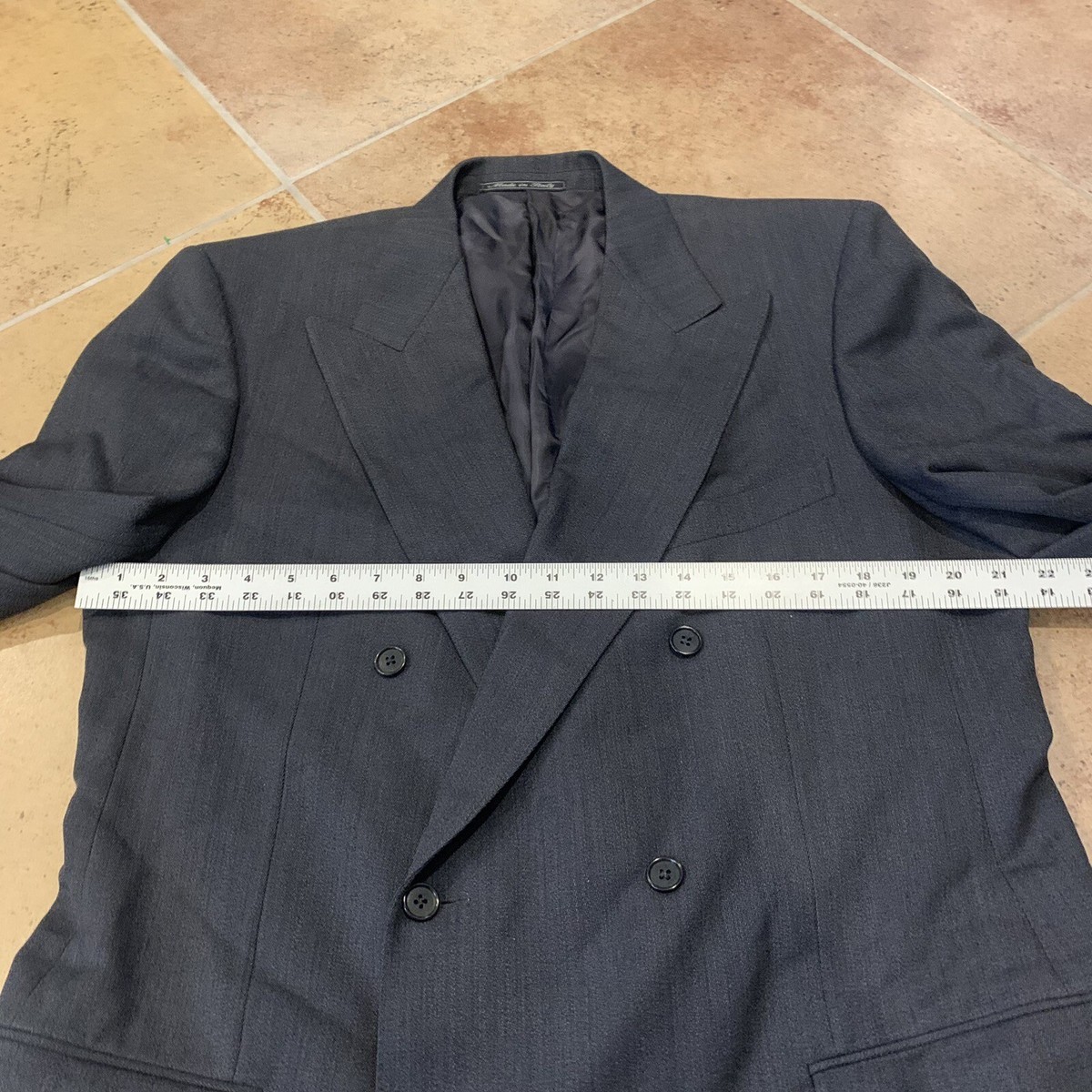 Men's Ermenegildo Zegna Neiman Marcus Double Breasted Blazer Size