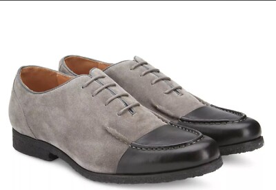Vintage Foundry Basalt Oxford Leather Suede Black Dress Shoes Size 10 C14 NEW Vintage Foundry Basalt Black Suede/Leather Oxfords  main image 3