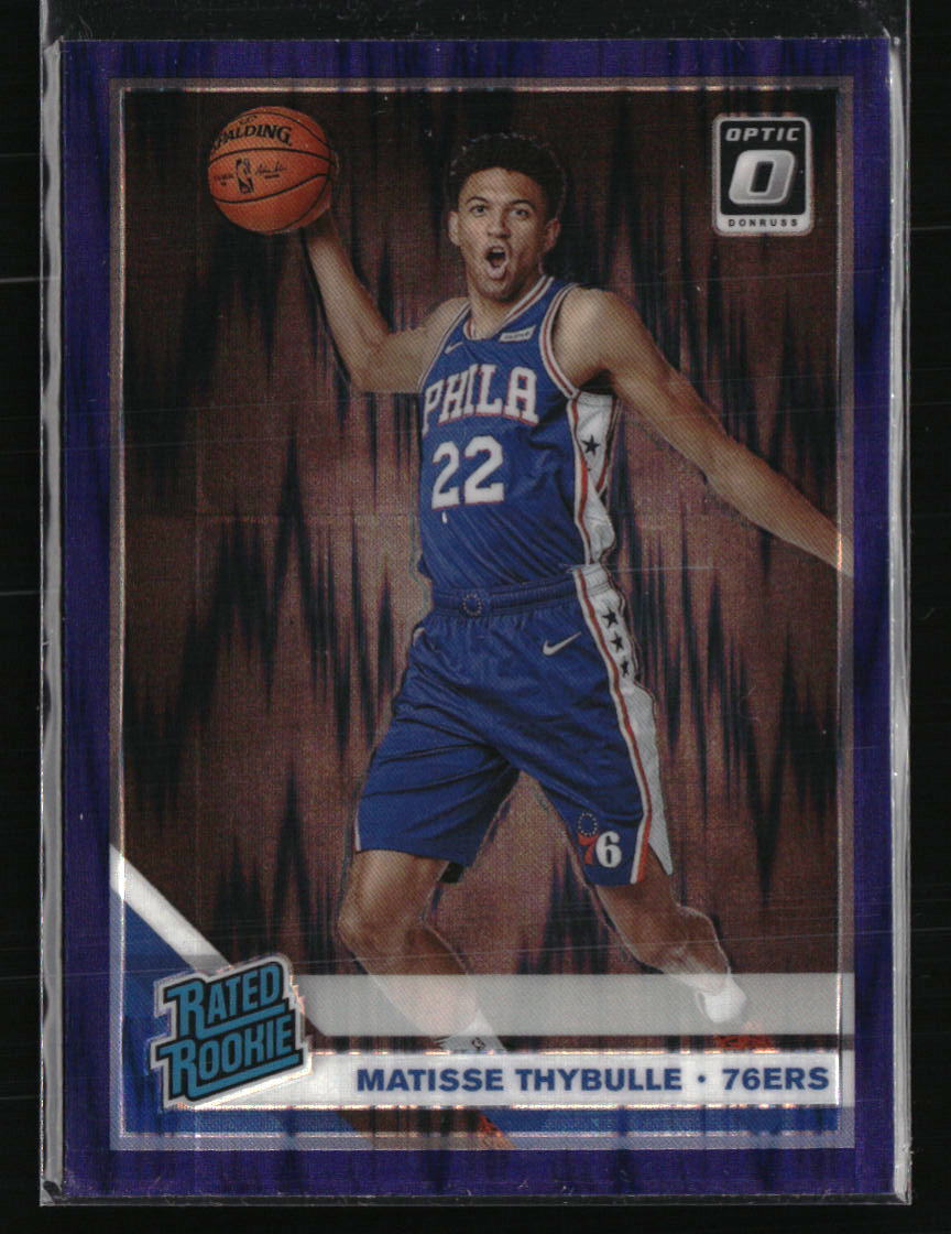 Matisse Thybulle 2019 Donruss Optic Purple Shock Prizm #192 RR Basketball Card