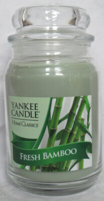 Yankee Candle Home Classics Large Jar Candle 110-150 hrs 22 oz FRESH BAMBOO