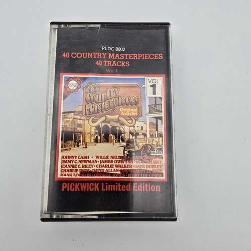 40 Country Music Masterpieces Vol 1 Cassette tape 1978 Audio Cassette Music tape - Picture 2 of 17