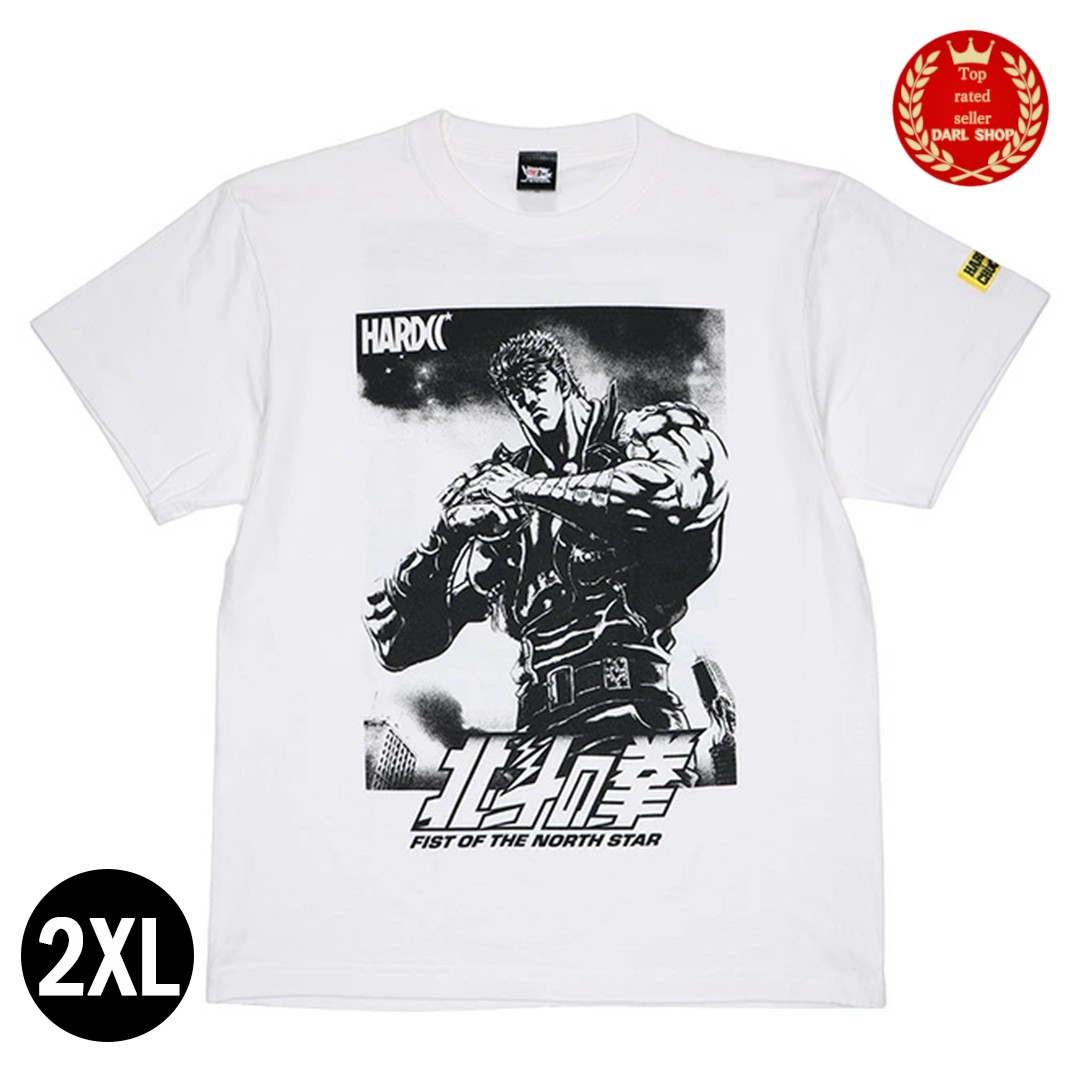 FIST OF THE NORTH STAR x HARDCORE CHOCOLATE Kenshiro T-Shirt Size