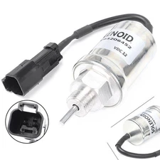 12V Fuel Cut Off Solenoid for Perkins 403C-11 403C-15 404C-22 404C-22T