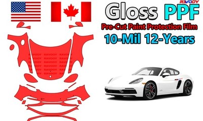  PPF Paint Protection Film For Porsche 718 Cayman GTS wSportdesign pkg 2018-2020