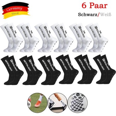 6 Paar FS FootballSocks Anti-Rutsch Grip Socken Grö.38-43 Sportsocken Langlebig