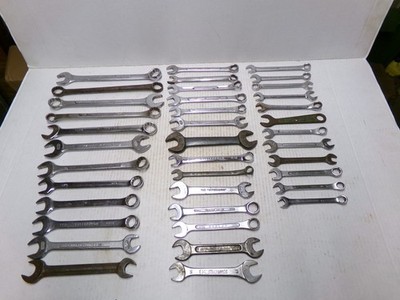 Lot of Assorted Wrenches Husky K-D Fuller Blue Point Pexto Wards Lakeside Vtg