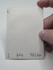 ACEO Art Card Original Hand-Painted Watercolor, Volcano Eruption, Purple Lava — photo 2