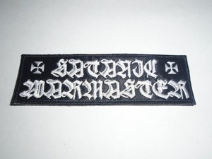 Satanic Warmaster True Werewolf Black Metal Legion Canvas Patch Strength Honour