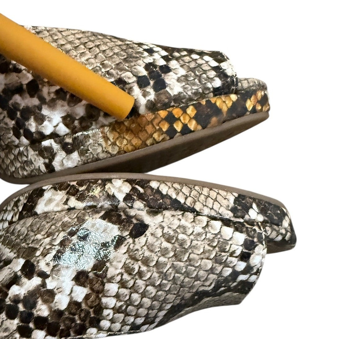 KELLY & KATIE Nerani Python Slingback Heel SZ 7M - image 9