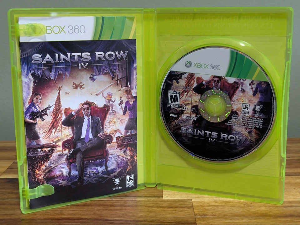 Saints Row IV (Microsoft Xbox 360, 2013) ➡️CIB  - Tested - Near Mint 📀! - Image 3 of 4