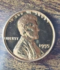 1955 Lincoln Wheat Cent Choice Proof U.S. Copper Coin Better Date
