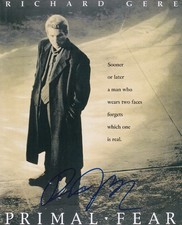 RICHARD GERE signed autograph 20x25cm PRIMAL FEAR in person autograph ACOA