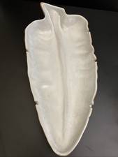 Huge Flora Eckert Hammat Original MCM Leaf Shaped Ashtray Mint