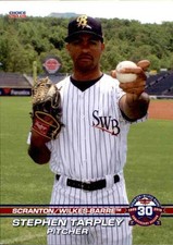 2019 Scranton/Wilkes-Barre RailRiders #11 Stephen Tarpley Los Angeles California