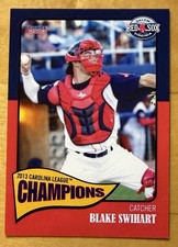 2013 Choice Salem Red Sox Carolina League Champions Blake Swihart #24 Mint Rare