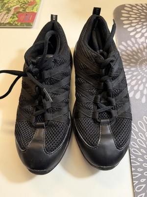 Bloch Adult Black Criss Cross Split Sole Dance Sneakers Size 7