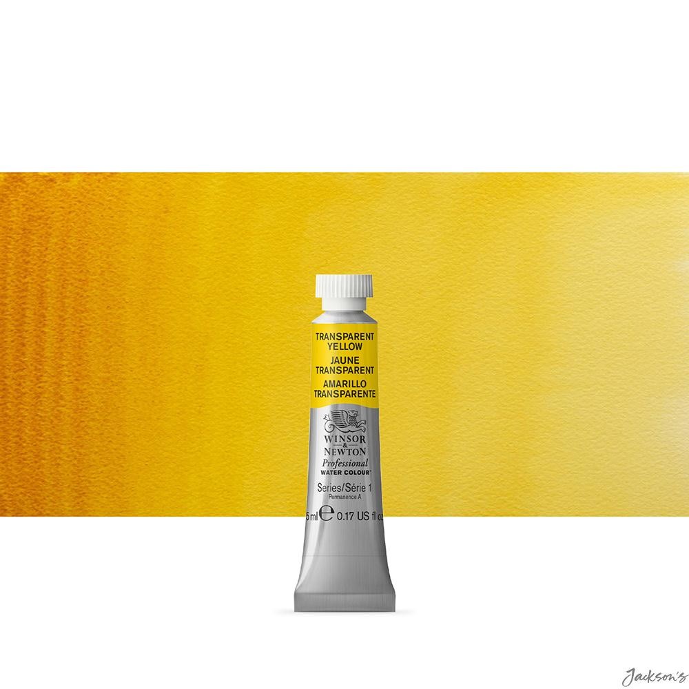 Winsor & Newton Professional Watercolour Paint Tube 5ml Transparent Yellow PY...