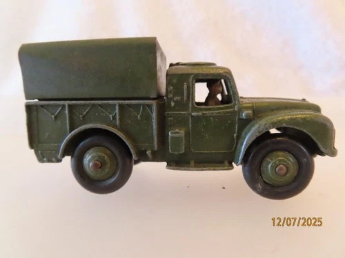 Vintage Dinky Toys # 641 Army 1 Ton Cargo Truck       .