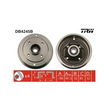 Tambour de frein Renault EXPRESS