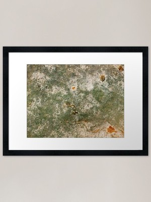 Das verborgene Land - Schwimmen in Jade gerahmtes Wandbild Poster Leinwanddruck Bild