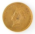 United States 1854 Type 2 $1 Dollar Liberty Head .900 Fine Gold Coin Bullion