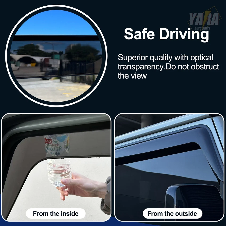 Injection Weather Shields Weathershield window visors suitable for ASX 2010-2025 - Image 3 of 4