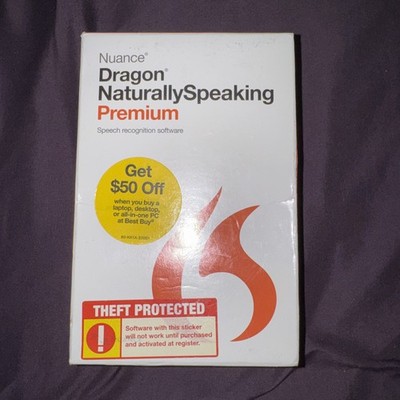 Nuance Dragon NaturallySpeaking Premium 13 Discontinued for sale