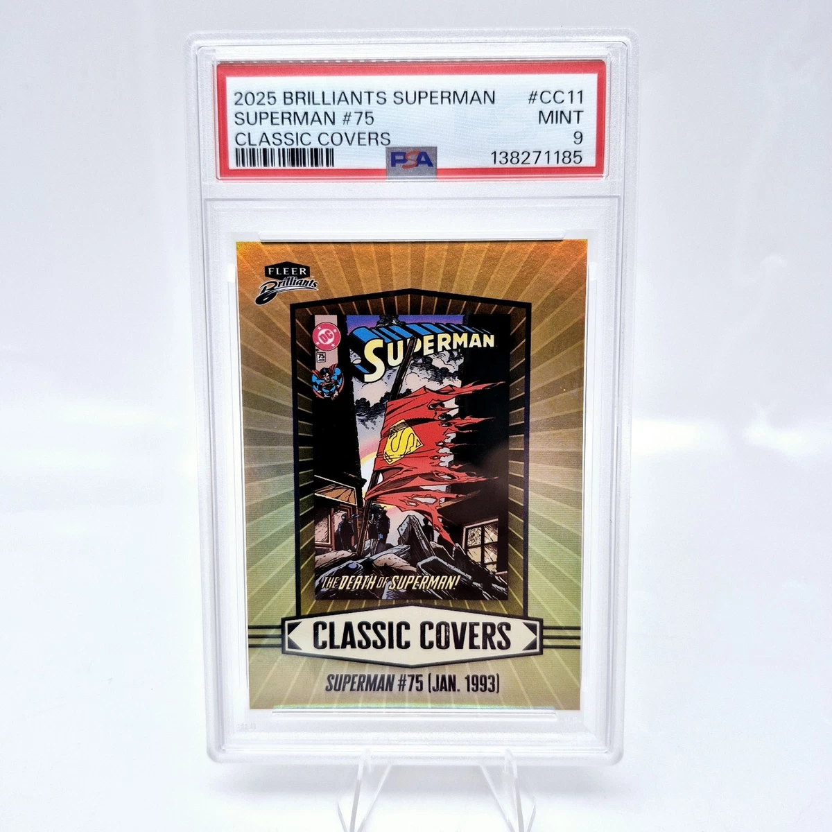 レア 1978 SUPERMAN Sunbeam シール ビンテージ PSA 5 1978 DC Super Hero Sticker Sunbeam Bread Promotional Good Vs Evil