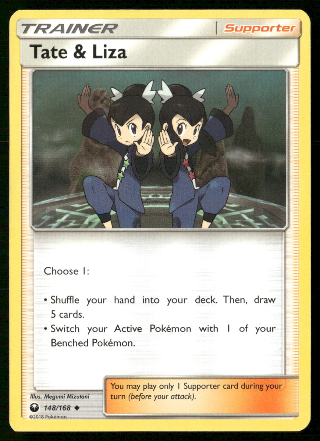 Tate & Liza 148/168 Uncommon Celestial Storm Pokemon Lightly Played