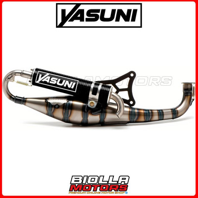 TUB910C AUSPUFF YASUNI C21 CARBONIO JMSTAR ZEUS B12 50CC [JSD50QT-9B] (2 TEMPI) 