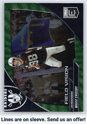 2024 Donruss Elite #6 Maxx Crosby Field Vision Green