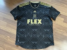 Adidas Los Angeles FC LAFC 22/23 Authentic Home Soccer Jersey Men’s Size XL
