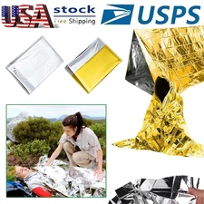 1PC Emergency Tent Blanket Survival Mylar Thermal Insulating Heat Safety Camping