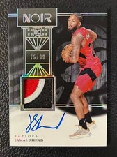 Jamal Shead 2024-25 Panini Noir Rookie Patch Auto 75/99 #367