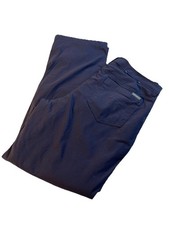 New Eddie Bauer Fleece Lined Winter Weight Tech Hiking Pants Navy Men's 32X30