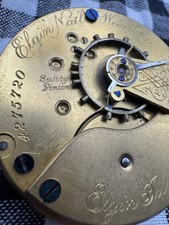 Elgin Grade 73 Mechanical Pocket Watch For Repairs 182
