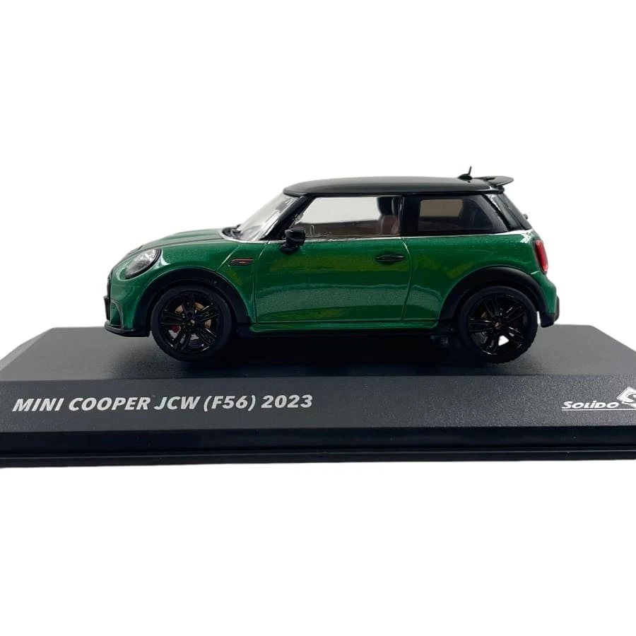 Modellino Auto Solido 1/43 Mini Cooper JCW (F56) 2023 British Racing Green - Immagine 2 di 4
