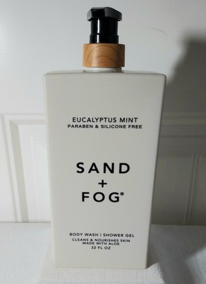 Sand + Fog Eucalyptus Mint Body Wash/Shower Gel 32 oz New