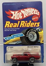 1983 Hot Wheels Real Riders ’57 T-Bird #4357 Red Metal Flake Malaysia Gray Hubs