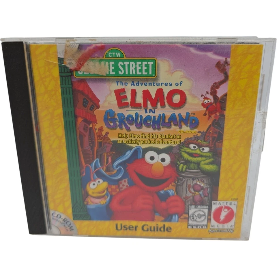 Sesame Street The Adventures of Elmo in Grouchland Mattel PC CD ROM Game 1999 - Image 2 of 4