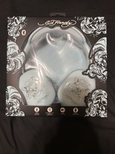 Ed Hardy Wireless Headphones Love Kills Slowly Blue Bluetooth New In Box