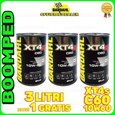 OLIO MOTORE MOTO 4T BARDAHL XT4-S XTS C60 10W60 RACING SINTETICO 3 LITRI 03BD54