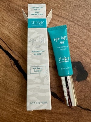 Thrive Causemetics Eye Lift 360 Waterproof Eyeshadow Primer Translucent 8mL NIB
