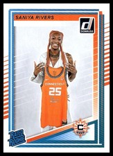 Saniya Rivers RC 2025 Donruss WNBA #92 Rated ROOKIE Basketball ID:153867